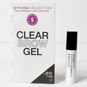Sephora Collection Clear Brow Gel Transparent - Shape & Set Eyebrow Hair Travel